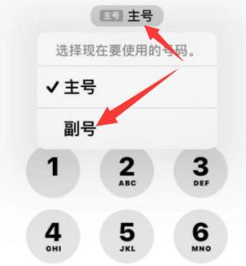 宁陕苹果14维修店分享iPhone 14 Pro Max使用副卡打电话的方法 