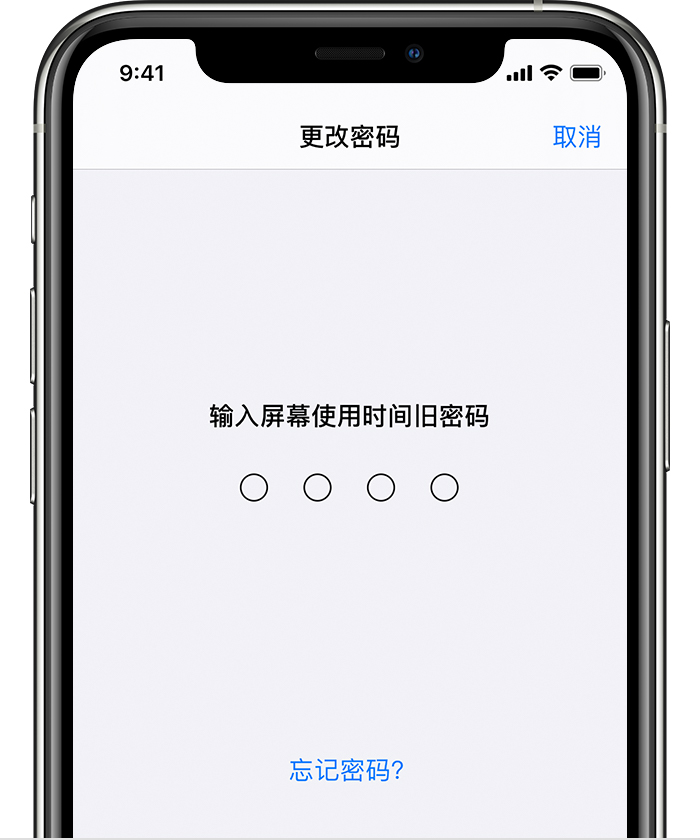 宁陕苹果手机维修分享iOS 14 忘记屏幕使用时间密码怎么办 